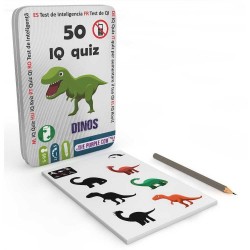 Joc 50 teste de inteligenta cu dinozauri, IQ quiz, copii 5 ani