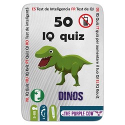 Joc 50 teste de inteligenta cu dinozauri, IQ quiz, copii 5 ani