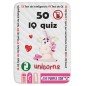 Joc 50 teste de inteligenta, tematica unicorn, IQ quiz, creion inclus Joc 50 teste de inteligenta, tematica unicorn, IQ quiz, creion inclus
