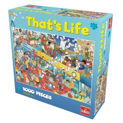 Puzzle creativ Cauta si Gaseste, La birou, set 1000 piese, 8 ani +