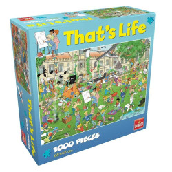 Puzzle 1000 piese, Cauta si Gaseste, La scoala, 68x48 cm, multicolor