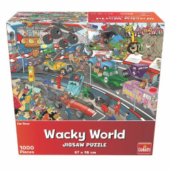Puzzle 1000 piese, Cursa nebuna, multicolor