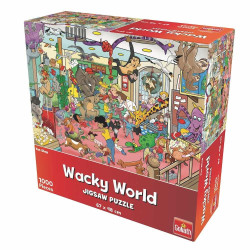 Puzzle Pet shop, 1000 piese, multicolor