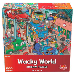 Puzzle La service auto, 1000 piese, 68x48 cm