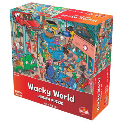 Puzzle La service auto, 1000 piese, 68x48 cm