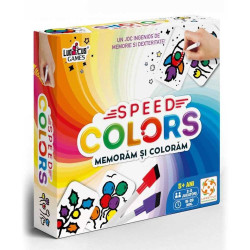Joc educativ, Memoram si coloram, carti, carioci si burete desenat