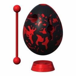 Smart Egg, bagheta labirint, model Lava, negru rosu