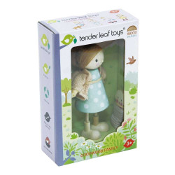 Jucarie Tender Leaf, Doamna Goodwood cu Bebelus, picioare flexibile, 3 ani+