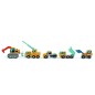 Set 5 utilaje constructii, din lemn, joc interactiv Set 5 utilaje constructii, din lemn, joc interactiv
