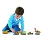 Set 5 utilaje constructii, din lemn, joc interactiv Set 5 utilaje constructii, din lemn, joc interactiv