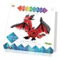 Puzzle hartie Origami 3D model dragon, 481 piese