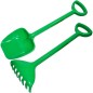 Set lopata si grebla copii, jucarii gradina, material plastic