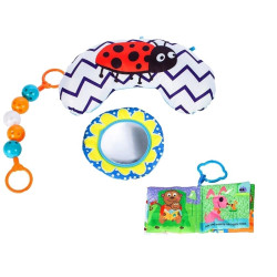 Saltea cu tarc 3 in 1 pentru bebelusi, centru de activitati, arcade detasabile