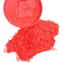 Pigment rosu fluorescent reactiv UV