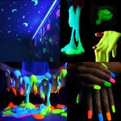 Pigment magenta fluorescent reactiv UV