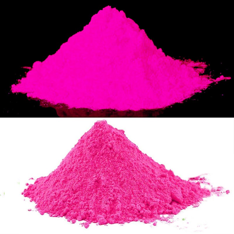 Pigment roz fluorescent reactiv UV