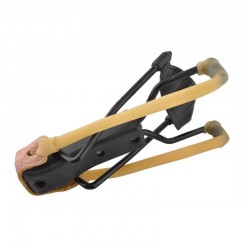 Prastie de buzunar, cu sprijin pe antebrat, corzi cauciuc elastic, maner antiderapant