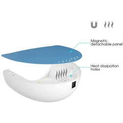 Lampa UV LED pentru manichiura, 48W, temporizator cu 4 optiuni, LCD, senzor infrarosu