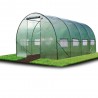 Sera tip tunel, 6x3x2m, folie cu filtru UV4, impermeabil, ferestre, usa, cadru metalic 2.5 cm