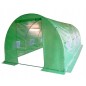 Sera tip tunel, 6x3x2m, folie cu filtru UV4, impermeabil, ferestre, usa, cadru metalic 2.5 cm Sera tip tunel, 6x3x2m, folie cu filtru UV4, impermeabil, ferestre, usa, cadru metalic 2.5 cm
