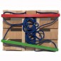Leagan din lemn pentru copii, franghii 150 cm, prindere cu inele metalice, 36x26x18 cm Leagan din lemn pentru copii, franghii 150 cm, prindere cu inele metalice, 36x26x18 cm