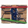 Leagan din lemn pentru copii, franghii 150 cm, prindere cu inele metalice, 36x26x18 cm