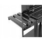 Gratar de gradina mobil, accesorii gatit si suflanta, rafturi depozitare, 35x86x81 cm Gratar de gradina mobil, accesorii gatit si suflanta, rafturi depozitare, 35x86x81 cm