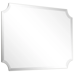 Sticker efect oglinda 40x60 cm, forma dreptunghiulara, rezistent la apa