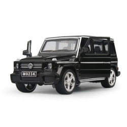 Macheta SUV Off-road 4x4, LED si efecte sonore realiste, usi mobile, 19x7.5x7.5 cm