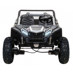 ATV buggy electric, 4x4, 4 locuri, roti pneumatice, Bluetooth, negru