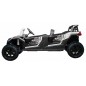 ATV buggy electric, 4x4, 4 locuri, roti pneumatice, Bluetooth, negru