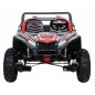 ATV buggy electric, 4 locuri, Bluetooth, roti pnematice, negru/rosu ATV buggy electric, 4 locuri, Bluetooth, roti pnematice, negru/rosu