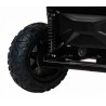 ATV buggy electric, 4 locuri, Bluetooth, roti pnematice, negru/rosu