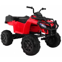 ATV electric QUAD 4x4, off road, 12V, roti spuma EVA, pornire lenta, mod poveste, melodii, faruri LED, 116x78x81cm