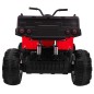 ATV electric QUAD 4x4, off road, 12V, roti spuma EVA, pornire lenta, mod poveste, melodii, faruri LED, 116x78x81cm