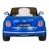 Masinuta electrica Bentley Mulsanne, 2 motoare, roti spuma EVA, albastru