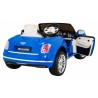 Masinuta electrica Bentley Mulsanne, 2 motoare, roti spuma EVA, albastru