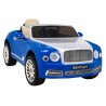 Masinuta electrica Bentley Mulsanne, 2 motoare, roti spuma EVA, albastru