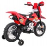 Motocicleta electrica cross, 6V, 18000RPM, 6V/4,5Ah, roti plastic, lumina LED fata, 105 x 50 x 72 cm