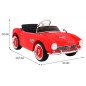 Masinuta electrica retro model BMW, 2 motoare, roti EVA Masinuta electrica retro model BMW, 2 motoare, roti EVA