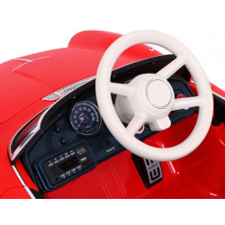 Masinuta electrica retro model BMW, 2 motoare, roti EVA