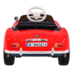 Masinuta electrica retro model BMW, 2 motoare, roti EVA