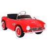 Masinuta electrica retro model BMW, 2 motoare, roti EVA