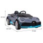 Masinuta electrica Bugatti Divo, sport, 12V, roti spuma EVA, lumini LED, USB, efecte sonore, 132x72x47cm
