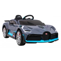 Masinuta electrica Bugatti Divo, sport, 12V, roti spuma EVA, lumini LED, USB, efecte sonore, 132x72x47cm
