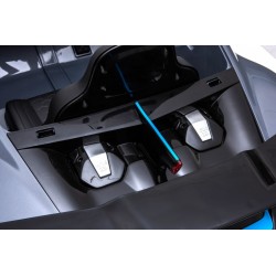 Masinuta electrica Bugatti Divo, sport, 12V, roti spuma EVA, lumini LED, USB, efecte sonore, 132x72x47cm