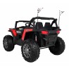 Masinuta electrica Buggy Racer 4x4, 4 motoare, roti spuma EVA, 2 locuri, rosu