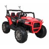Masinuta electrica Buggy Racer 4x4, 4 motoare, roti spuma EVA, 2 locuri, rosu
