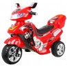 Motocicleta electrica rosie F928, 92 x 42 x 65 cm, 30W, 6V/4,5Ah, roti plastic, claxon, melodii, lumina