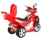 Motocicleta electrica rosie F928, 92 x 42 x 65 cm, 30W, 6V/4,5Ah, roti plastic, claxon, melodii, lumina Motocicleta electrica rosie F928, 92 x 42 x 65 cm, 30W, 6V/4,5Ah, roti plastic, claxon, melodii, lumina